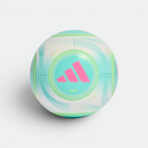 Pelota Messi Club ADIDAS - WHITE FLASH AQUA HALO MINT LUCID PINK