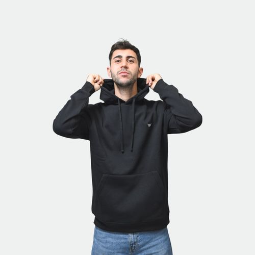Buzo Canguro Hombre HANG LOOSE - NEGRO