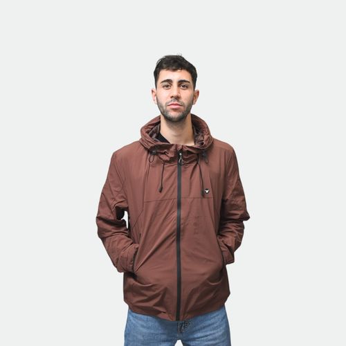 Campera Rompeviento Hombre HANG LOOSE - BORDO