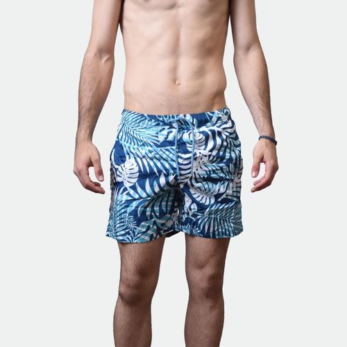 Short De Baño - AZUL PETROLEO