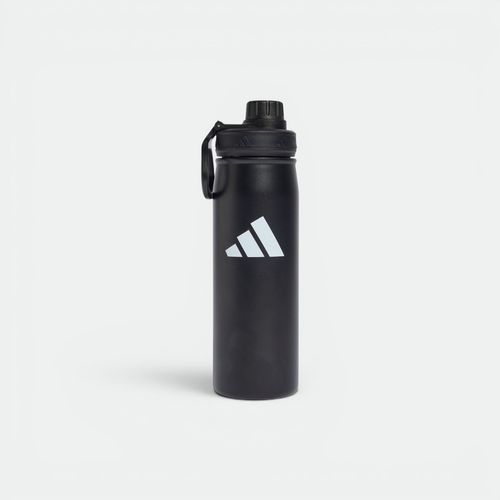 Botella Metalica Con Tapon De Rosca 0.6L ADIDAS - BLACK BLACK