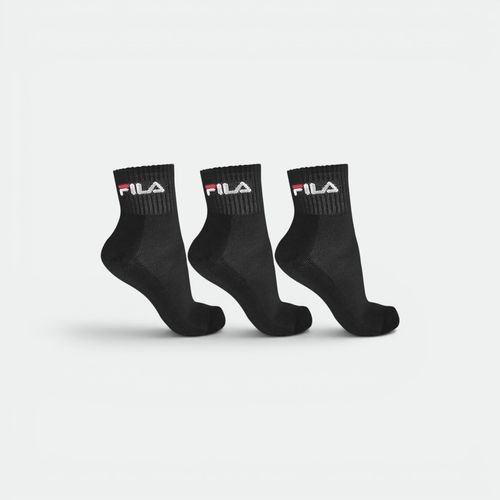 Medias Tripack Caña Media Unisex FILA - NEGRO