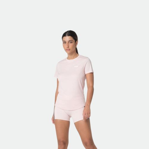 Remera Basic Mujer FILA - ROSA BEBE