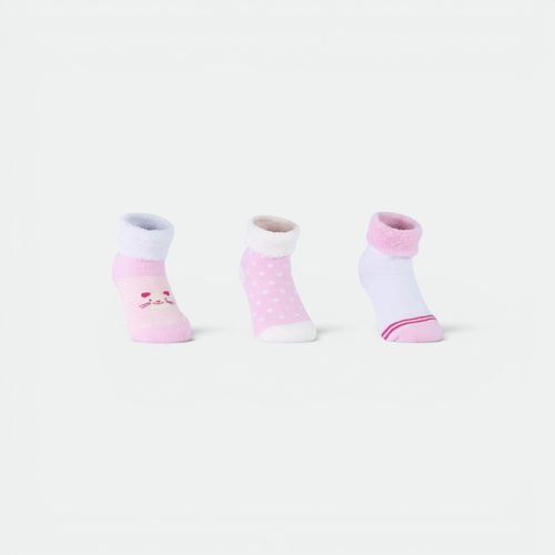 Medias Tripack Bebes SOX - ROSA
