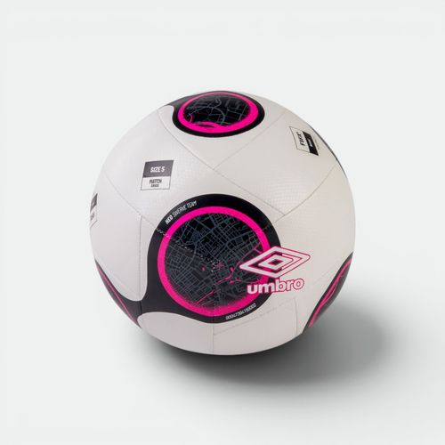 Pelota De Futbol Unisex UMBRO - WHITE BLACK PINK GREY