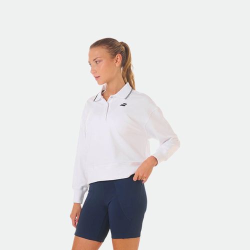 Buzo Polo Mujer BABOLAT - WHITE