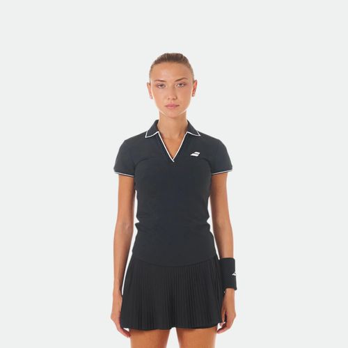 Remera Polo Deportiva Mujer BABOLAT - BLACK