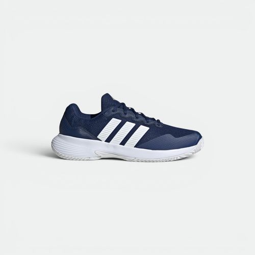 Zapatilla Gamecourt 2 Tenis Hombre ADIDAS - DARK BLUE CLOUD WHITE CYBER METALLIC