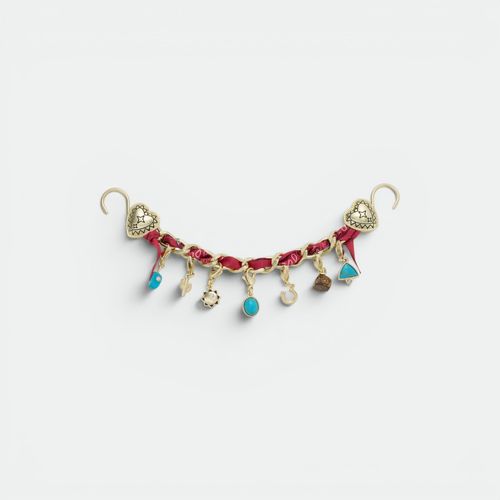 Jibbitz (Varios Modelos) - GOLD BANDANA RIVET CHAIN