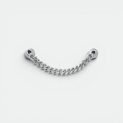 Jibbitz (Varios Modelos) - SILVER FLAT CURB CHAIN