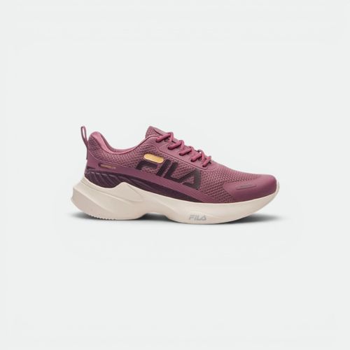 Zapatilla Progress Lite mujer FILA - VINO MARRÓN OSCURO ORO