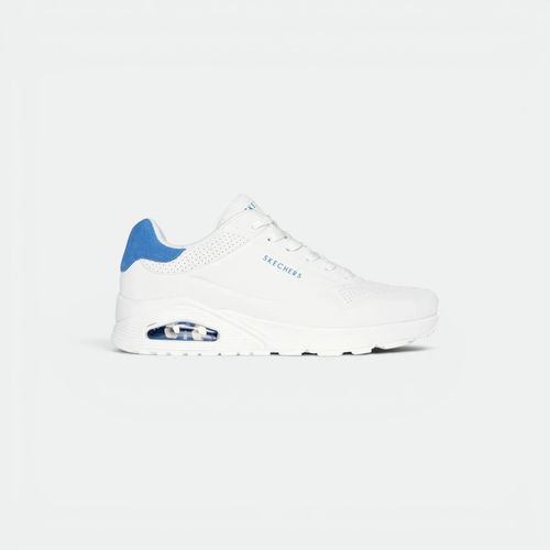 Zapatilla Skechers Uno Suited On Air - WHITE BLUE