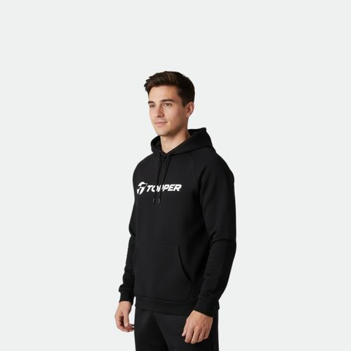 Buzo Canguro Hombre TOPPER - NEGRO MELANGE