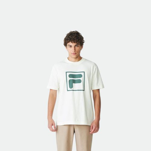 Remera Classics Hombre FILA - BLANCO GARDENIA VERDE GRIS