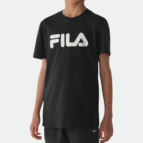 Remera mangas corta de niños FILA - NEGRO