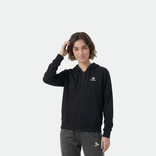Campera Urbano Mujer TOPPER - NEGRO JET