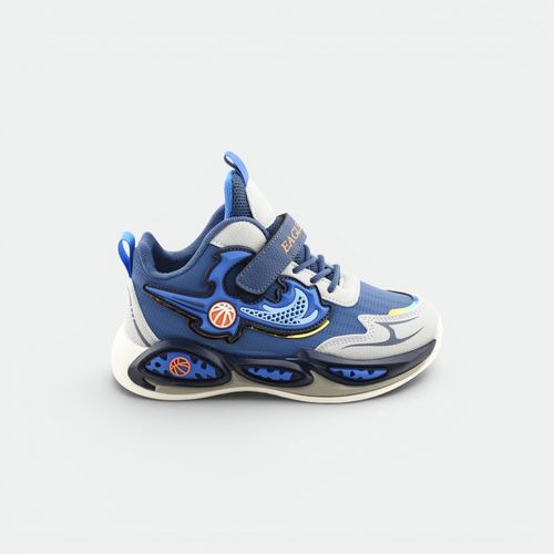 Zapatilla Con Velcro Niños SUN SOL - AZUL