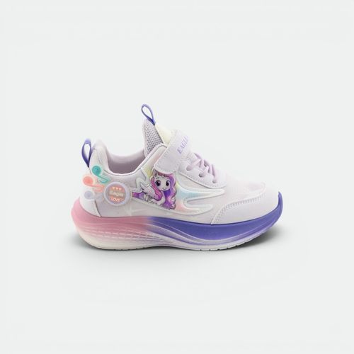 Zapatilla Con Velcro y Estampa Niños SUN SOL - LILA