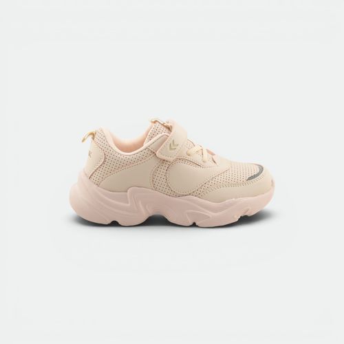 Zapatilla Con Velcro Niños ATOMIK - NUDE