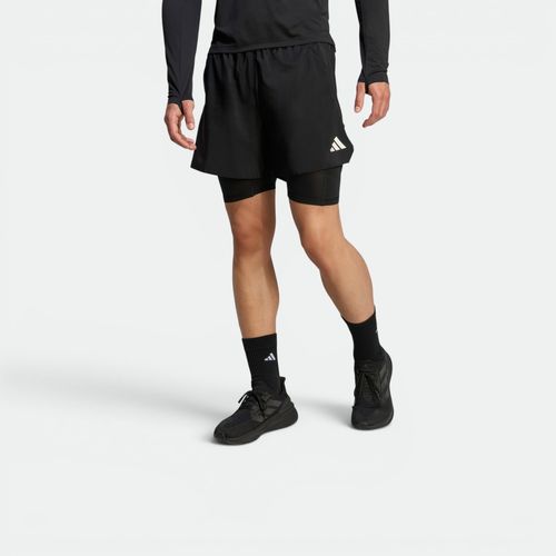 Short 2 en 1 Hombre ADIDAS - BLACK