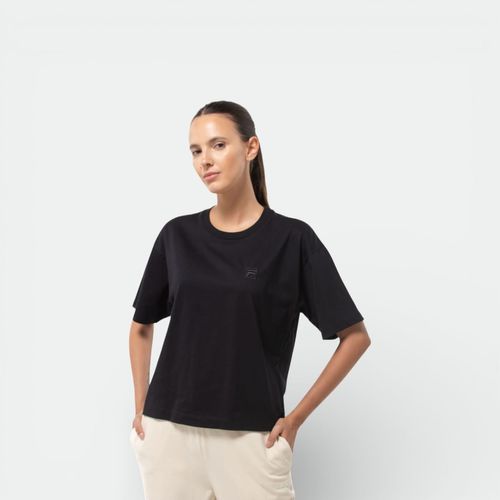 Remera Clasica Mujer FILA - NEGRO