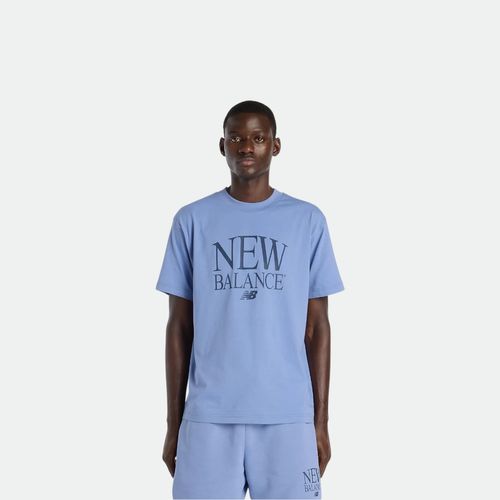 Remera Logo Hombre NEW BALANCE - BLUE GREY