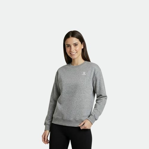 Buzo Basico Mujer TOPPER - GRIS MELANGE MEDIO