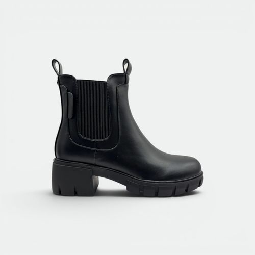 Bota Tamara Con Elastico Mujer FRAGOLA - NEGRO