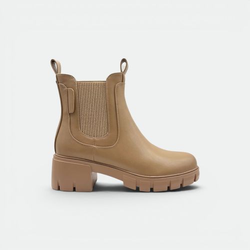 Bota Tamara Con Elastico Mujer FRAGOLA - TAUPE