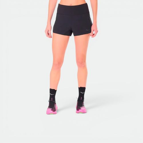 Short Outpace 2.5 Mujer SAUCONY - BLACK