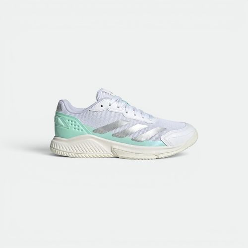 Zapatilla Adidas Courtquick Padel W - CLOUD WHITE SILVER METALLIC CLEAR MINT