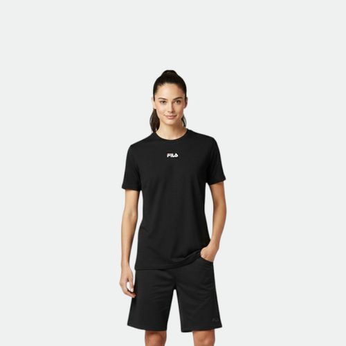 Remera basica hombre FILA - NEGRO MEZCLA