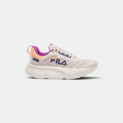 Zapatilla Maxxi Lite mujer FILA - RAW WHITE PAPAYA NARANJA ROSA