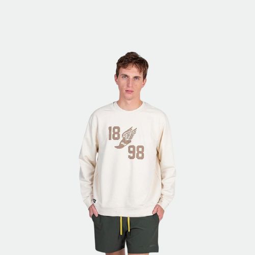 Buzo Hoodie Saucony Recovery Crew Hombre - NATURAL