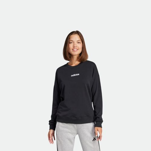 Buzo Liso Mujer Adidas - BLACK WHITE