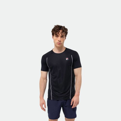 Remera Fila Hombre Match - NEGRO