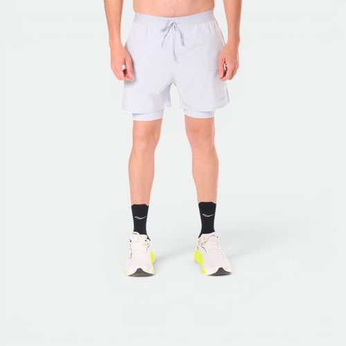 Short 2 en 1 Hombre SAUCONY - GREY