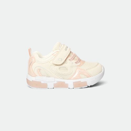 Zapatilla Con Velcro Y Luz Niños BOTANGUITAS - BEIGE