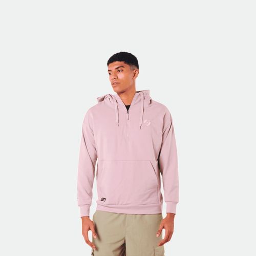 Buzo Saucony Recovery Medio Cierre Hombre - MELLOW ROSE