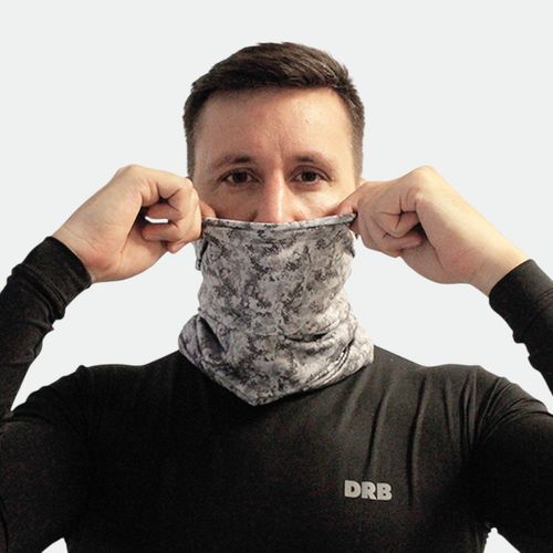 Cuello Deportivo Estampado SPORTCOM - GRIS MILITAR