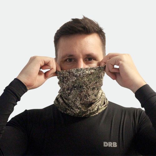 Cuello Deportivo Estampado SPORTCOM - VERDE MILITAR