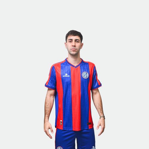 Camiseta San Lorenzo 26 Kit Jersey Hombre ATOMIK - AZUL ROJO