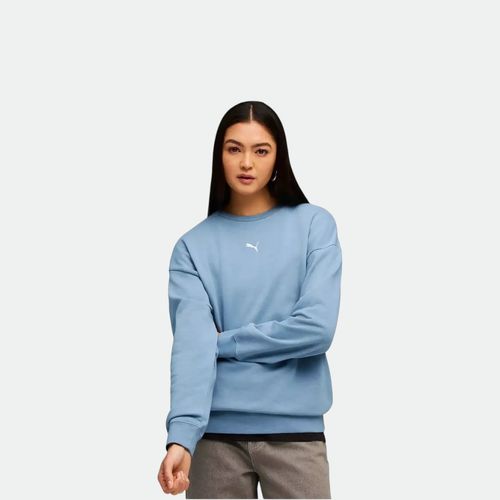Buzo Ess Oversized Crew Tr PUMA - COOL BLUE