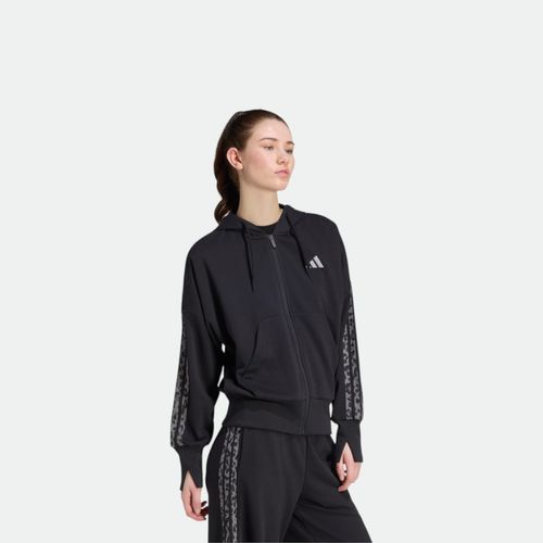 Campera Essential Animal Print Mujer ADIDAS - BLACK MULTI