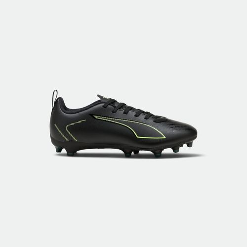 Botines de fútbol Ultra 6 Play Fg/Ag Niños PUMA - BLACK BLACK GREEN