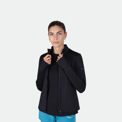 Campera Saucony Deportiva Termica Full Zip W - BLACK