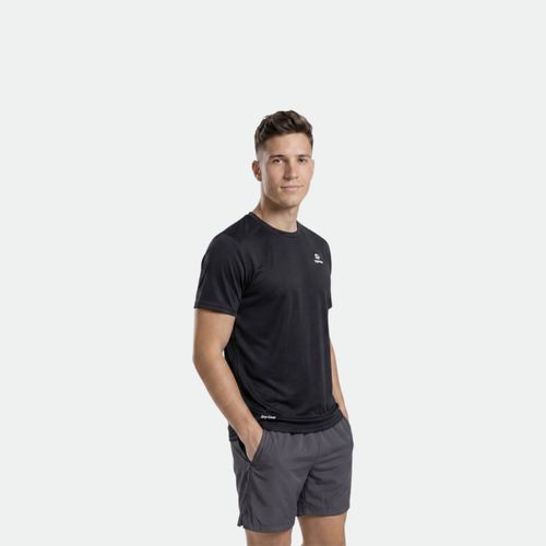 Remera Core Train Hombre Topper - NEGRO GRIS PLATA