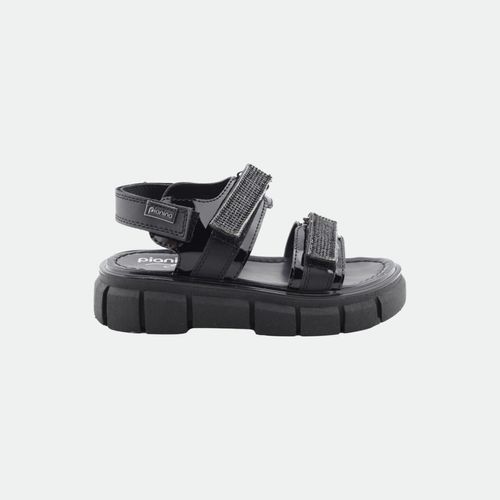 Sandalia Urbana Ap 1807 - NEGRO STRASS