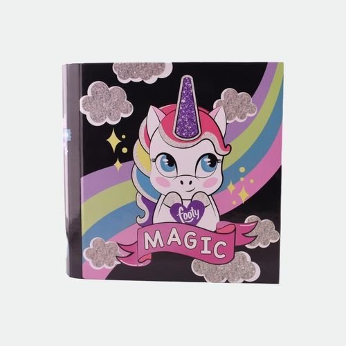 Carpeta Unicornio Magic - NEGRO