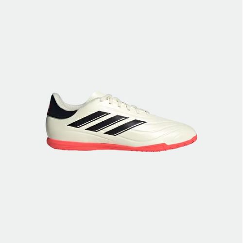 Botines Adidas Copa Pure II Club In - IVORY CORE BLACK SOLAR RED